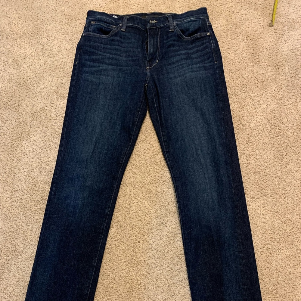 Joe’s Jeans Brixton. Size 31. Professionally hemmed 32” inseam